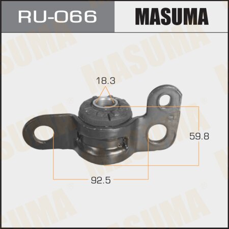 Silent block suspension bush Masuma, RU-066