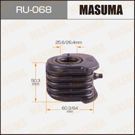 Silent block suspension bush Masuma, RU-068