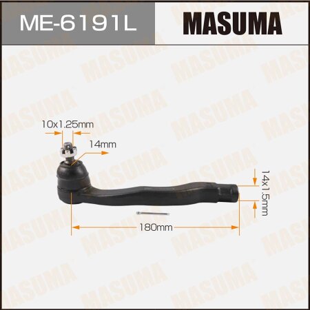 Tie rod end Masuma, ME-6191L