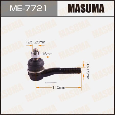 Tie rod end Masuma, ME-7721