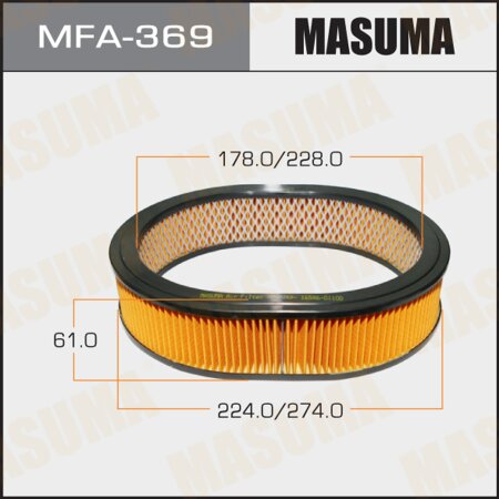 Air filter Masuma, MFA-369