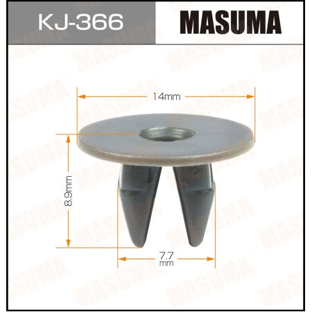 Retainer clip Masuma plastic, KJ-366