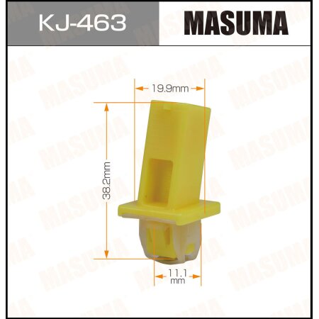 Retainer clip Masuma plastic, KJ-463