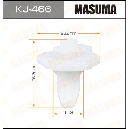 Retainer clip Masuma plastic, KJ-466