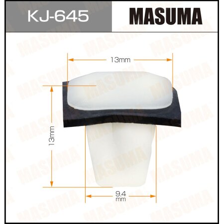 Retainer clip Masuma plastic, KJ-645