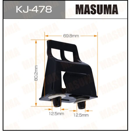 Retainer clip Masuma plastic, KJ-478