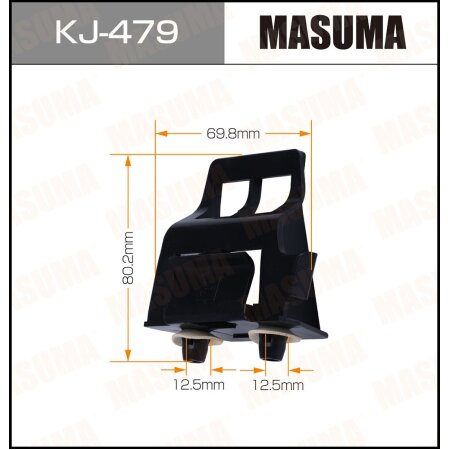 Retainer clip Masuma plastic, KJ-479