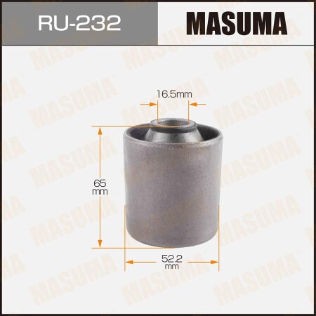 Silent block suspension bush Masuma, RU-232