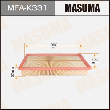 Air filter Masuma, MFA-K331