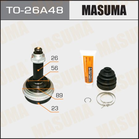 CV joint (outer) Masuma, TO-26A48