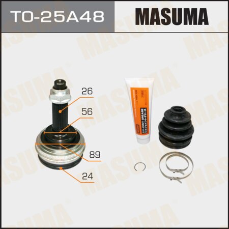 CV joint (outer) Masuma, TO-25A48