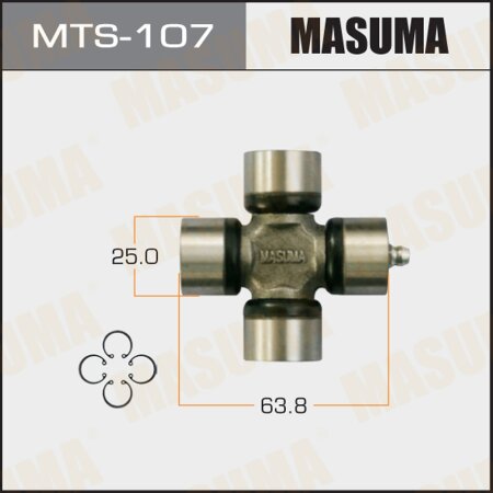 Driveshaft U-joint Masuma 25x63.8, MTS-107