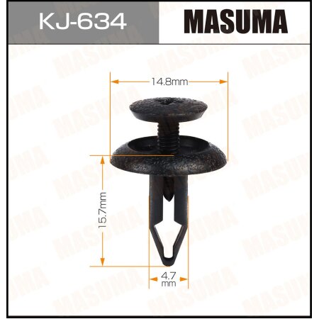 Retainer clip Masuma plastic, KJ-634