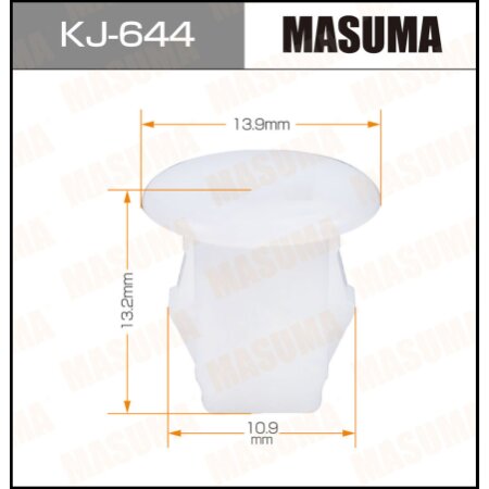 Retainer clip Masuma plastic, KJ-644