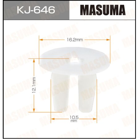 Retainer clip Masuma plastic, KJ-646