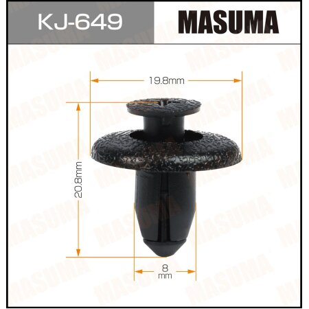 Retainer clip Masuma plastic, KJ-649