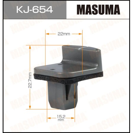 Retainer clip Masuma plastic, KJ-654