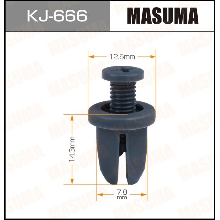 Retainer clip Masuma plastic, KJ-666