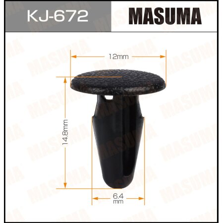 Retainer clip Masuma plastic, KJ-672