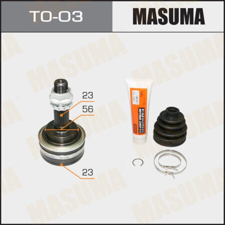 CV joint (outer) Masuma, TO-03