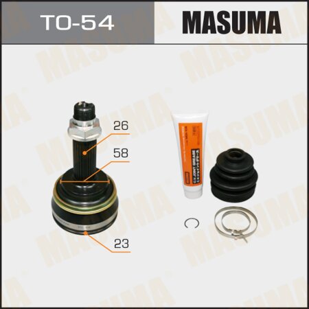 CV joint (outer) Masuma, TO-54