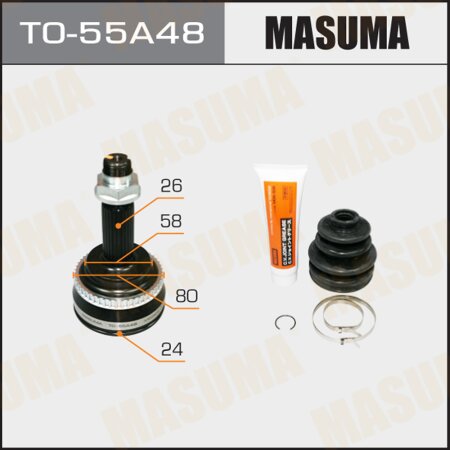 CV joint (outer) Masuma, TO-55A48