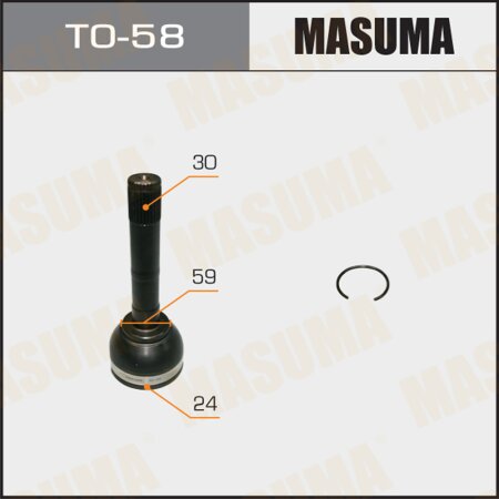 CV joint (outer) Masuma, TO-58