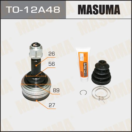 CV joint (outer) Masuma, TO-12A48