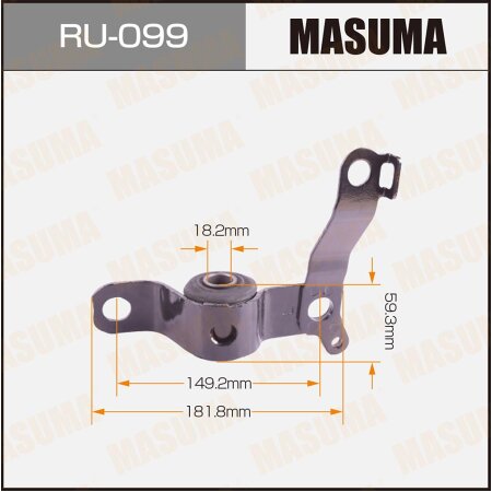 Silent block suspension bush Masuma, RU-099