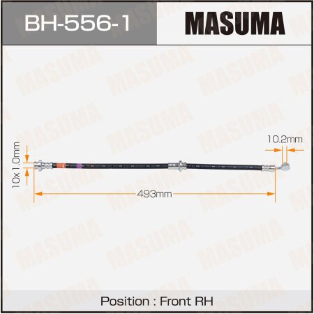 Brake hose Masuma, BH-556-1