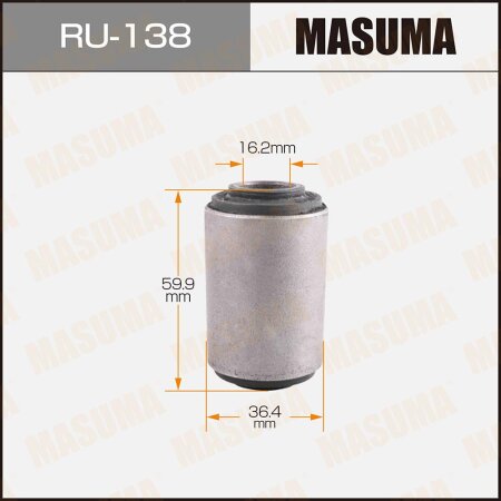 Silent block suspension bush Masuma, RU-138