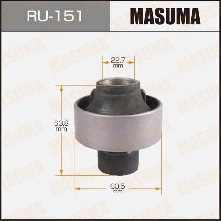 Silent block suspension bush Masuma, RU-151