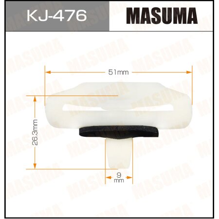 Retainer clip Masuma plastic, KJ-476