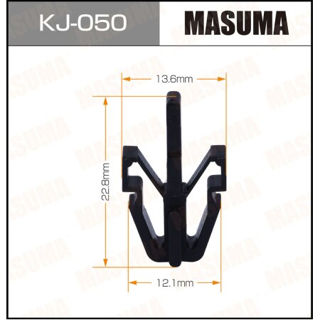 Retainer clip Masuma plastic, KJ-050