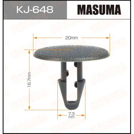 Retainer clip Masuma plastic, KJ-648