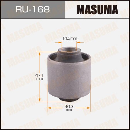 Silent block suspension bush Masuma, RU-168