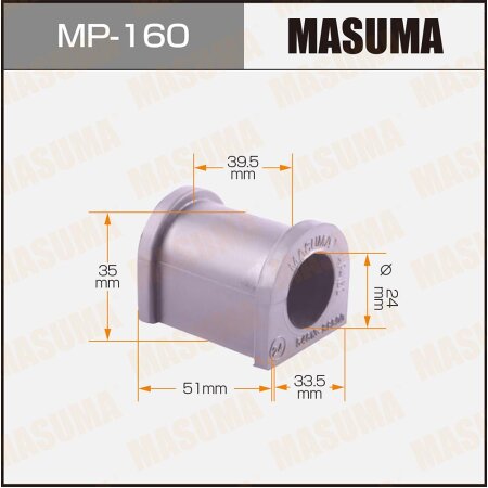 Stabilizer bar bushing Masuma, MP-160