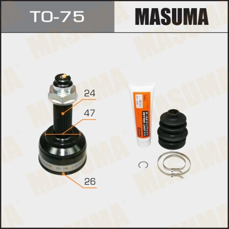 CV joint (outer) Masuma, TO-75