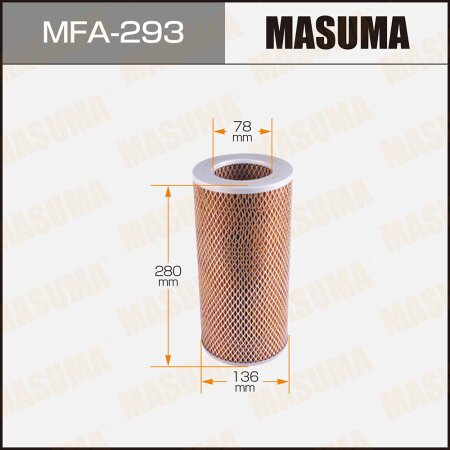 Air filter Masuma, MFA-293