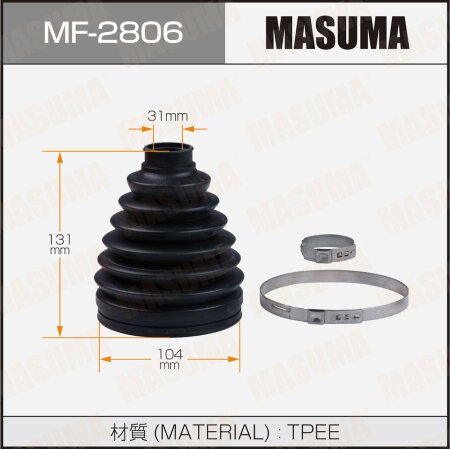 CV Joint boot Masuma (plastic), MF-2806