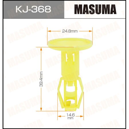 Retainer clip Masuma plastic, KJ-368