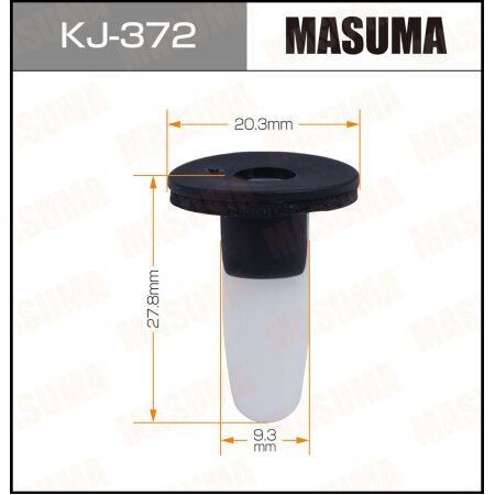 Retainer clip Masuma plastic, KJ-372