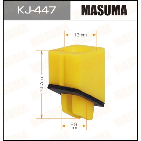 Retainer clip Masuma plastic, KJ-447