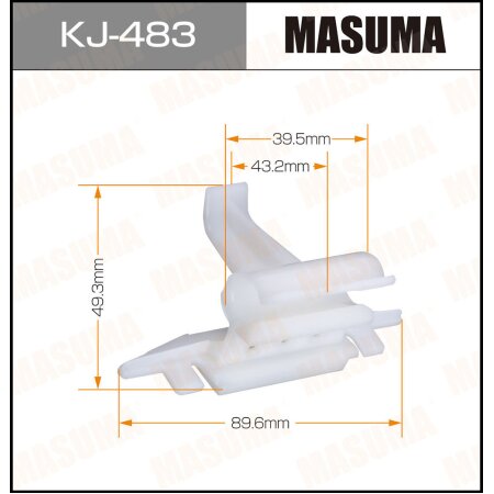 Retainer clip Masuma plastic, KJ-483