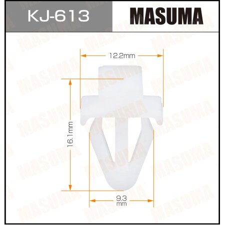 Retainer clip Masuma plastic, KJ-613