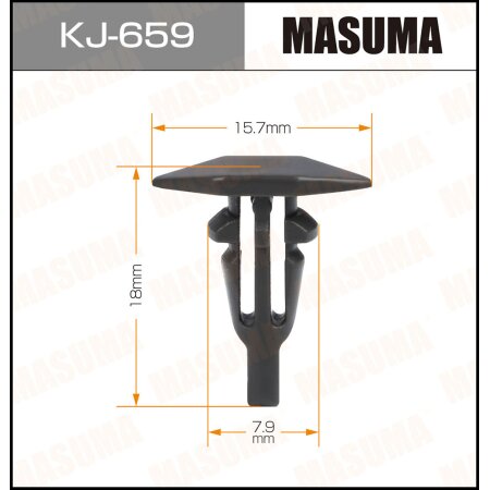 Retainer clip Masuma plastic, KJ-659