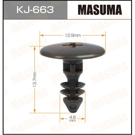 Retainer clip Masuma plastic, KJ-663