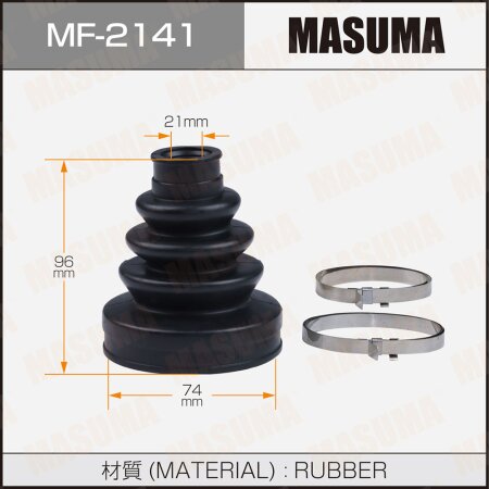 CV Joint boot Masuma (rubber), MF-2141