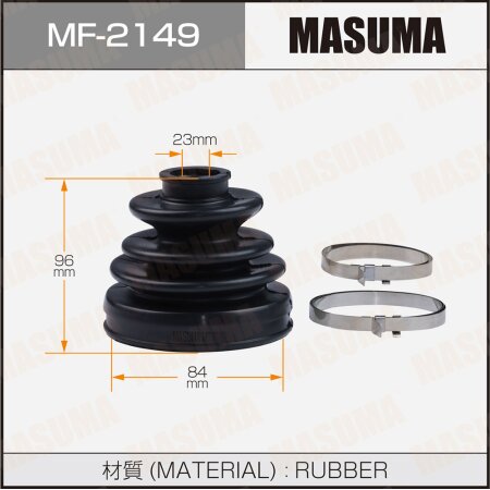 CV Joint boot Masuma (rubber), MF-2149