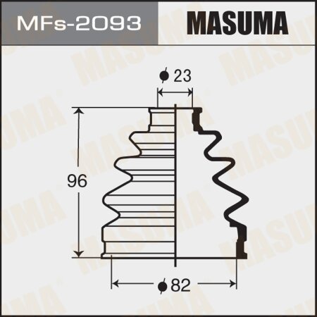 CV Joint boot Masuma (silicone), MFs-2093